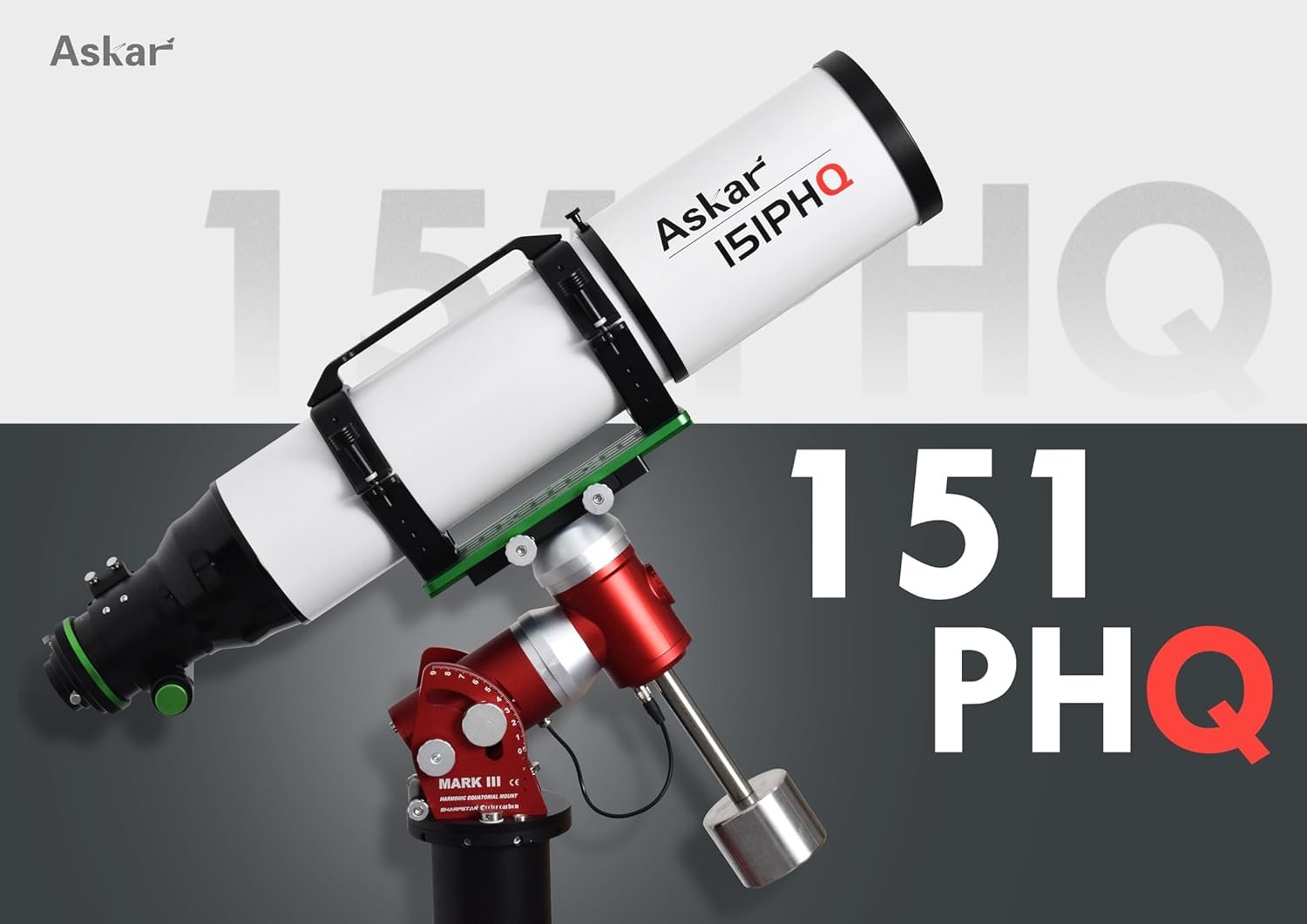 Askar 151PHQ Telescope, 151mm Aperture, F7 Quadruplet APO Refractor