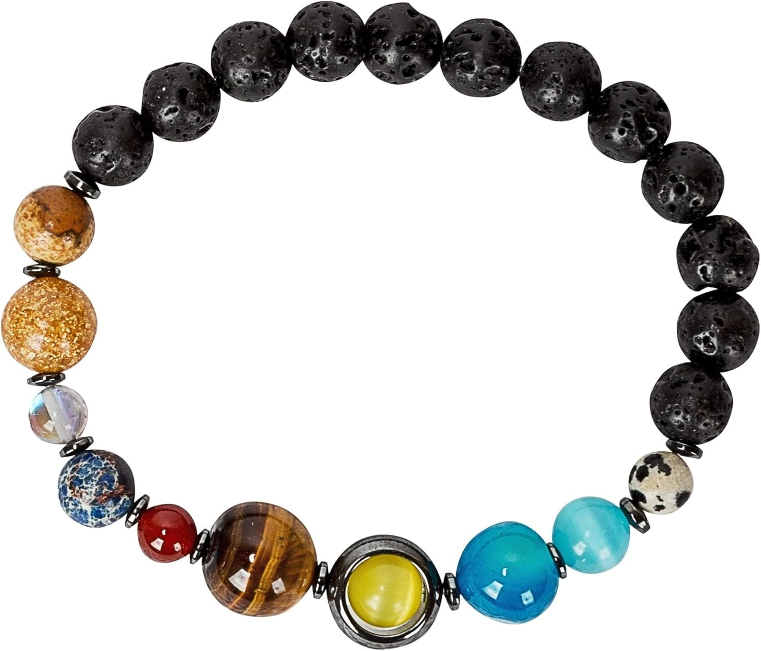 His and Hers Couple Circle Distance Universe Bracelets Collection