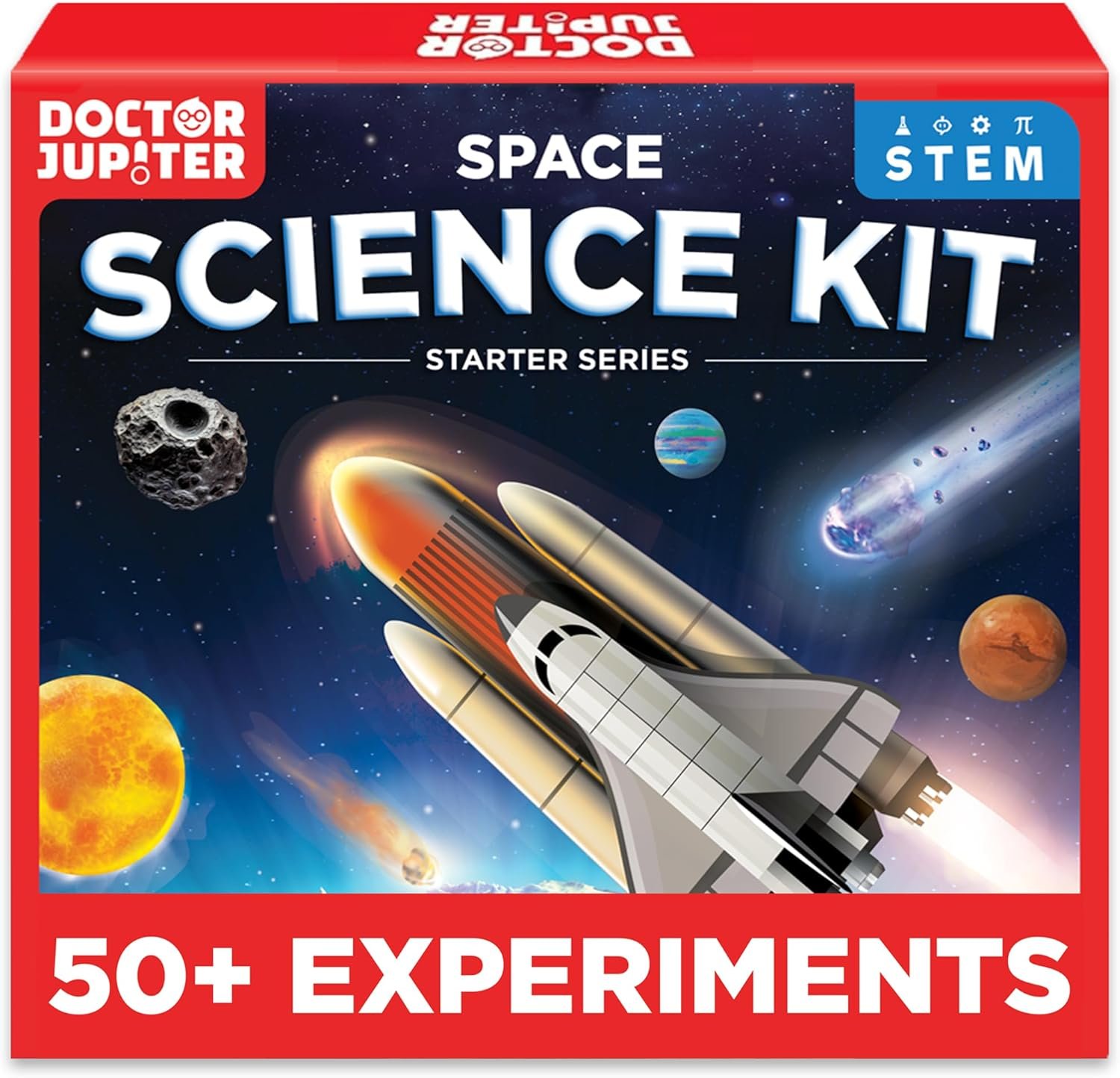 Doctor Jupiter Space Science Toy, Crafts Kit for Kids | STEM Toy with 50+ Experiments
