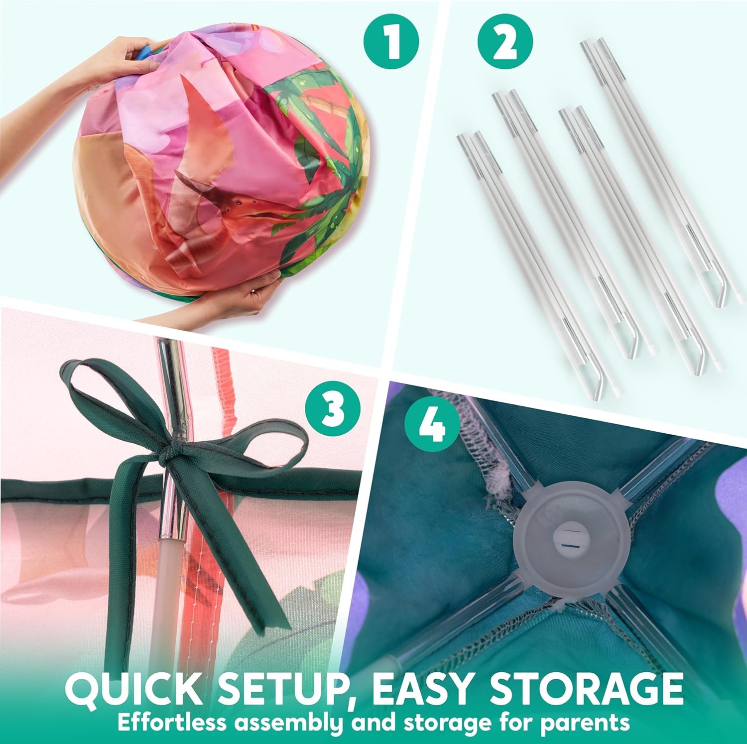 JOYIN Rocket Ship Play Tent Pop up Play Tent Kids Indoor Outdoor Spaceship Playhouse Tent Set