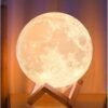 The CPLA Moon Lamp Upgrade features 128 colors, remote and touch control, and a 6-inch diameter—perfect as a magical Christmas gift for grandkids, kids, women, men, girls, boys, or your girlfriend.