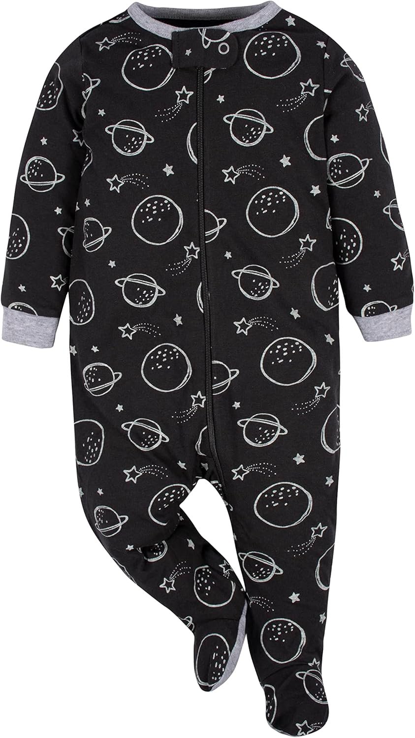 Gerber baby-boys 4 Pack Sleep 'N Play Footie