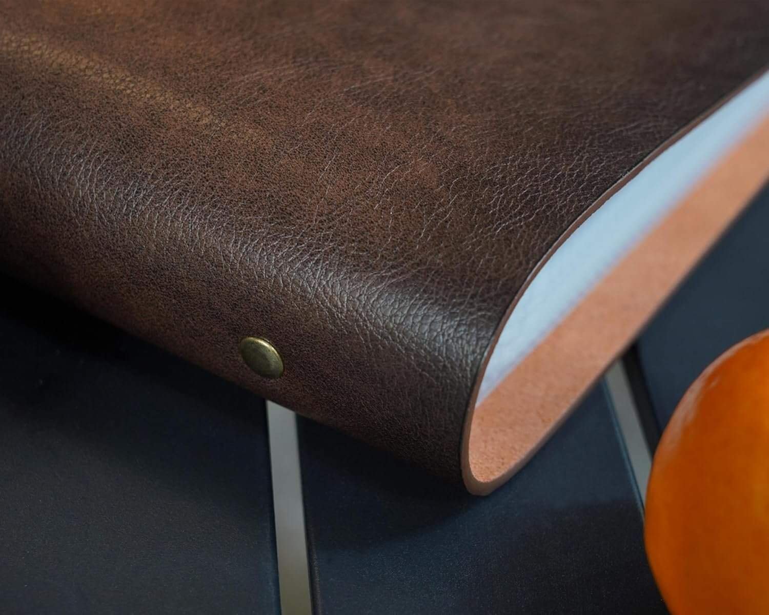 Genuine Leather Photo Album 4x6 for 200 Photos, Scrapbook with Writing Space of 30 Paper and Stickers, Travel Family Wedding Kids Graduation Ultrasound Baby Picture Album, Fathers Day Gift, Brown