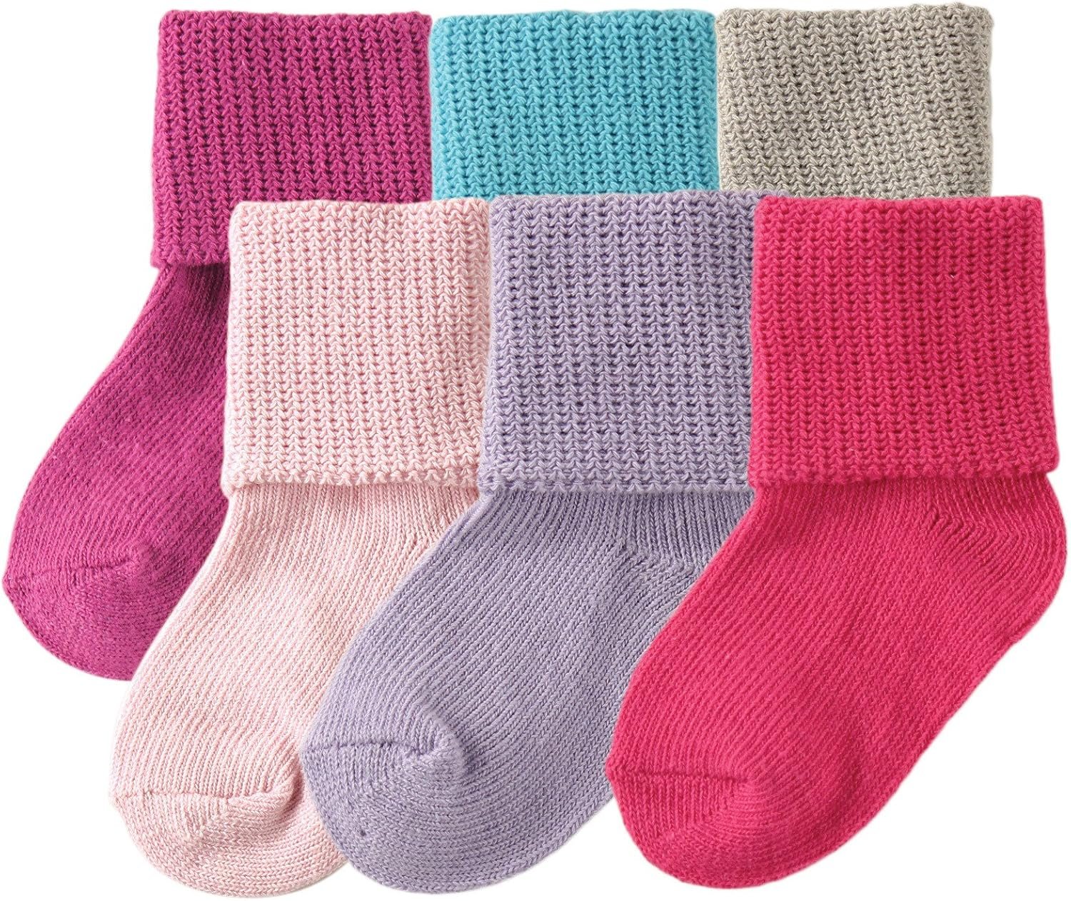 Luvable Friends Unisex Baby Newborn and Baby Socks Set